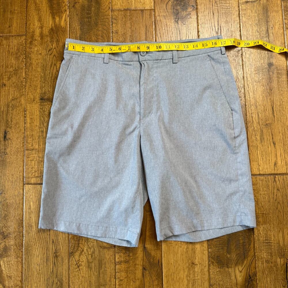 Grand Slam Performance Mens Golf Shorts Grey Size 34 Flat Front Active - Picture 2 of 5